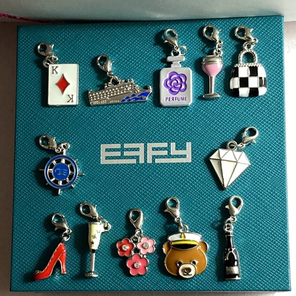 ❤️ NWOT - EFFY Ships Wheel Silvertone Hanging Charm* ❤️ - Picture 4 of 8